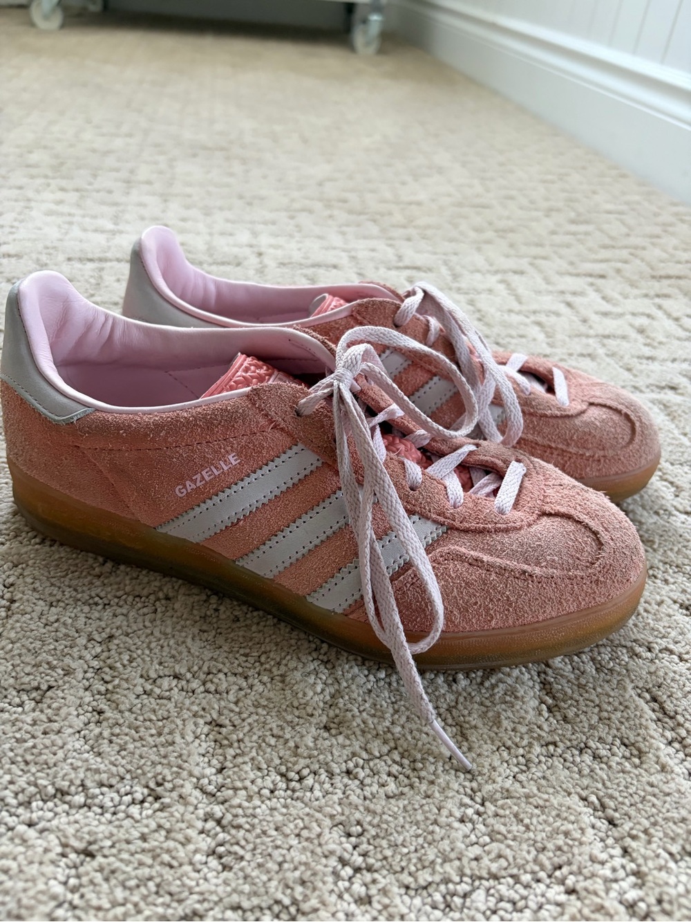 Adidas Gazelle Women's Pink Suede Sneakers